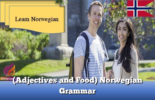 (Adjectives and Food) Norwegian Grammar