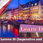 Danish Lesson 16 (Imperative and Places)