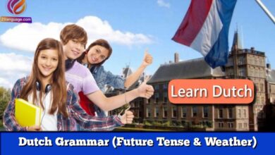 Dutch Grammar (Future Tense & Weather)