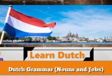 Dutch Grammar (Nouns and Jobs)