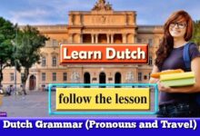 Dutch Grammar (Pronouns and Travel)