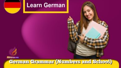 German Grammar (Numbers and School)