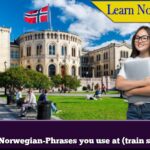Learn Norwegian-Phrases you use at (train station)