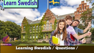 Learning Swedish / Questions /