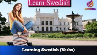 Learning Swedish (Verbs)