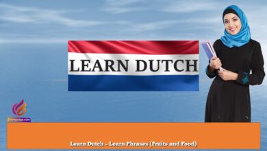 Learn Dutch – Learn Phrases (Fruits and Food)