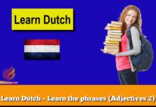 Learn Dutch – Learn the phrases (Adjectives 2)