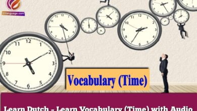 Learn Dutch – Learn Vocabulary (Time) with Audio