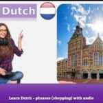 Learn Dutch – phrases (shopping) with audio