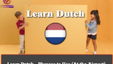 Learn Dutch – Phrases to Use (At the Airport)