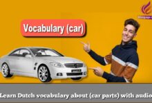 Learn Dutch vocabulary about (car parts) with audio