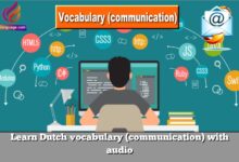 Learn Dutch vocabulary (communication) with audio