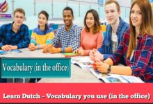 Learn Dutch – Vocabulary you use (in the office)