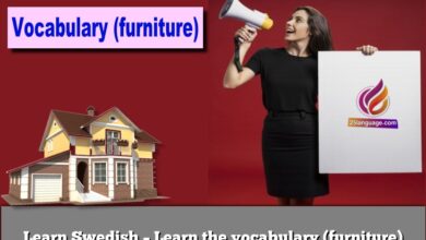 Learn Swedish – Learn the vocabulary (furniture)