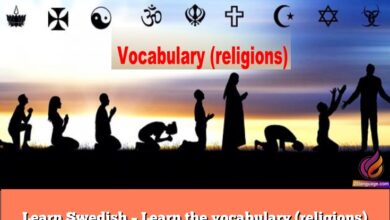 Learn Swedish – Learn the vocabulary (religions)