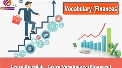 Learn Swedish – Learn Vocabulary (Finances)