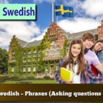 Learn Swedish – Phrases (Asking questions 1) easily
