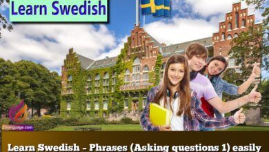 Learn Swedish – Phrases (Asking questions 1) easily