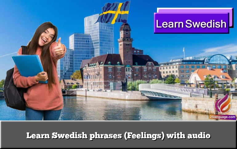 Learn Swedish phrases (Feelings) with audio