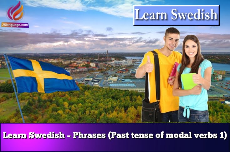 Learn Swedish - Phrases (Past tense of modal verbs 1)