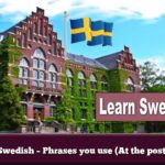 Learn Swedish – Phrases you use (At the post office)
