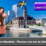 Learn Swedish – Phrases you use in (shops)