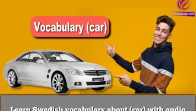 Learn Swedish vocabulary about (car) with audio