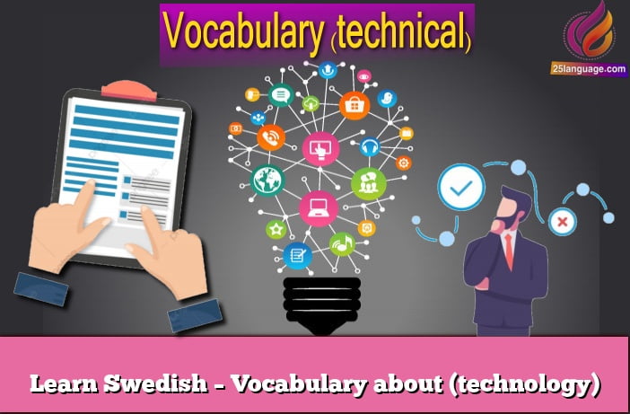 Learn Swedish – Vocabulary about (technology)
