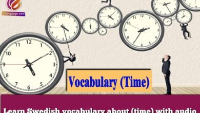 Learn Swedish vocabulary about (time) with audio