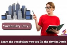 Learn the vocabulary you use (in the city) in Dutch