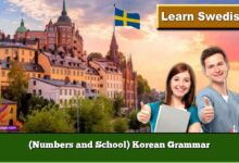 (Numbers and School) Korean Grammar