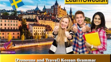 (Pronouns and Travel) Korean Grammar