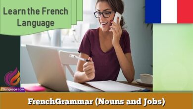 FrenchGrammar (Nouns and Jobs)