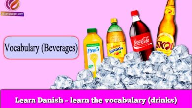 Learn Danish – learn the vocabulary (drinks)
