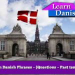 Learn Danish Phrases – (Questions – Past tense 2)