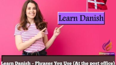 Learn Danish – Phrases You Use (At the post office)