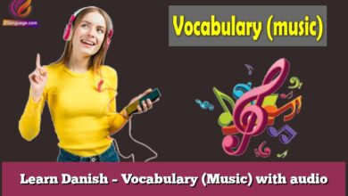Learn Danish – Vocabulary (Music) with audio