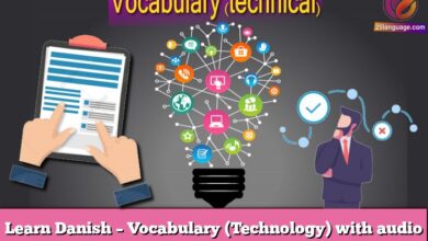 Learn Danish – Vocabulary (Technology) with audio