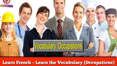 Learn French – Learn the Vocabulary (Occupations)