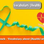 Learn French – Vocabulary about (Health) with audio