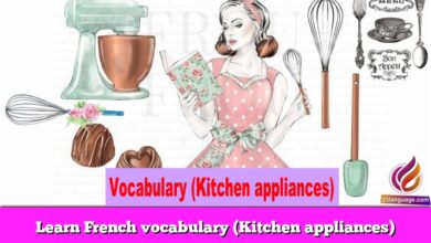Learn French vocabulary (Kitchen appliances)