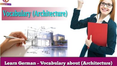 Learn German – Vocabulary about (Architecture)