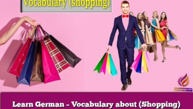 Learn German – Vocabulary about (Shopping)