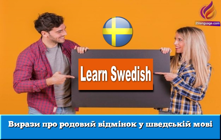Вирази про родовий відмінок у шведській мові