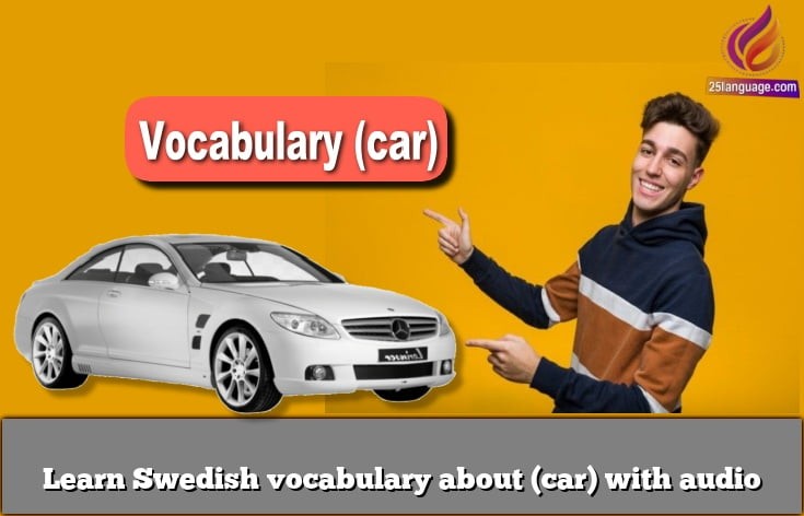 Learn Swedish vocabulary about (car) with audio