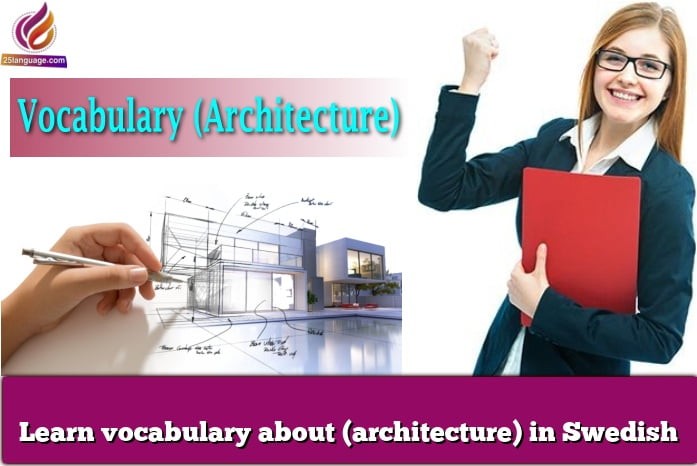 Learn vocabulary about (architecture) in Swedish