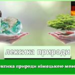 Лексика природи німецькою мовою