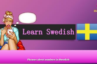Phrases about numbers in Swedish