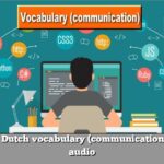Learn Dutch vocabulary (communication) with audio