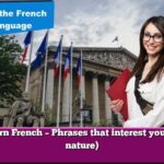 Learn French – Phrases that interest you (in nature)